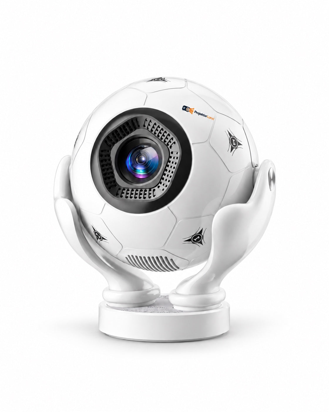 ProjektorLand Orbit Pro mini projektora – 500 ANSI lumens, natywny Full HD 1080p, elektroniczny fokus, Android 14 i Wi-Fi 6