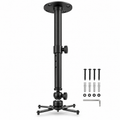 Czarny teleskopowy uchwyt do projektora 30–60 cm