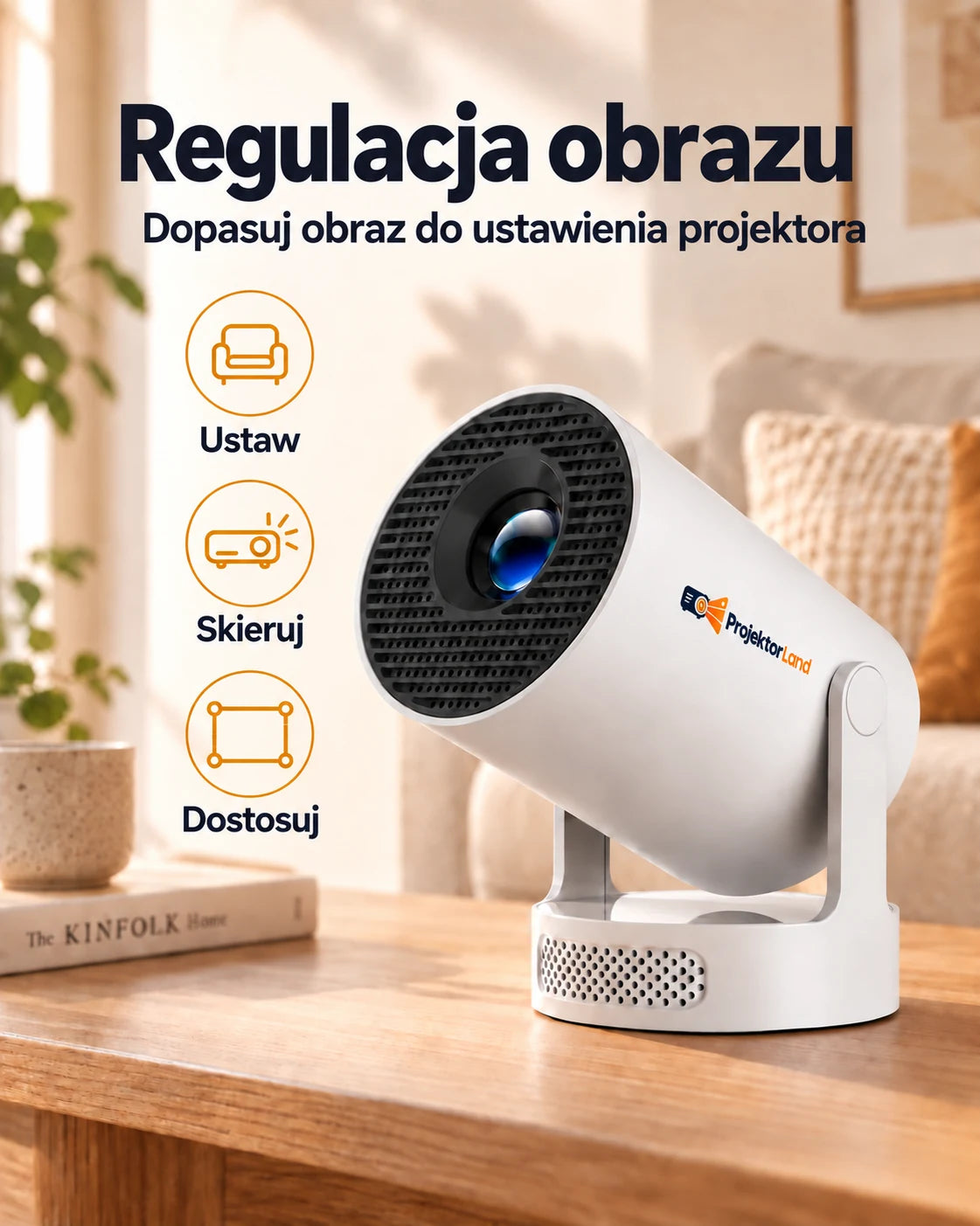 Projektor zgodny z 4K, 330 lumenów ANSI – Luma One, natywne Full HD 1080p